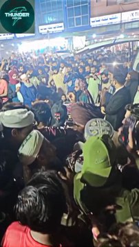 A large number of people are praying for the funeral prayers of TLP (Tehreek-e-Labbaik) activists who have been martyred.