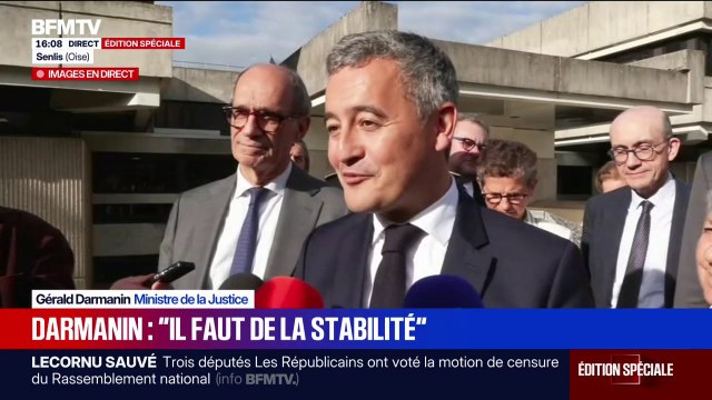 Nomination de Laurent Nuñez au ministère de l'Intérieur: C'est le meilleur choix que le président de la République pouvait faire , assure Gérald Darmanin, ministre de la justice