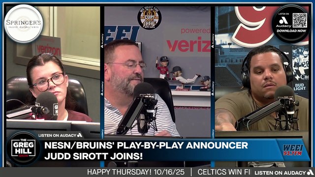 Bruins PBP announcer Judd Sirott joins! Does Sirott think this Boston team is for real?