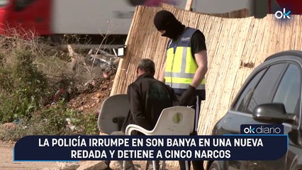 La Policía irrumpe en Son Banya en una nueva redada y detiene a cinco narcos