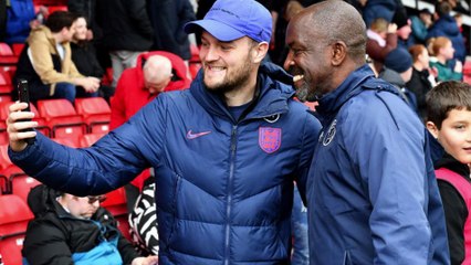 Mat Sadler discusses Walsall's assistant manager search and Harrison Burke latest