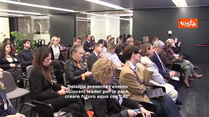 "Giovani leader per la pace, creare futuro equo con l'AI", l'evento di Deloitte