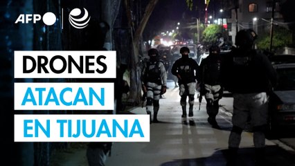 Ataque con drones contra instalaciones de la fiscalía en Tijuana