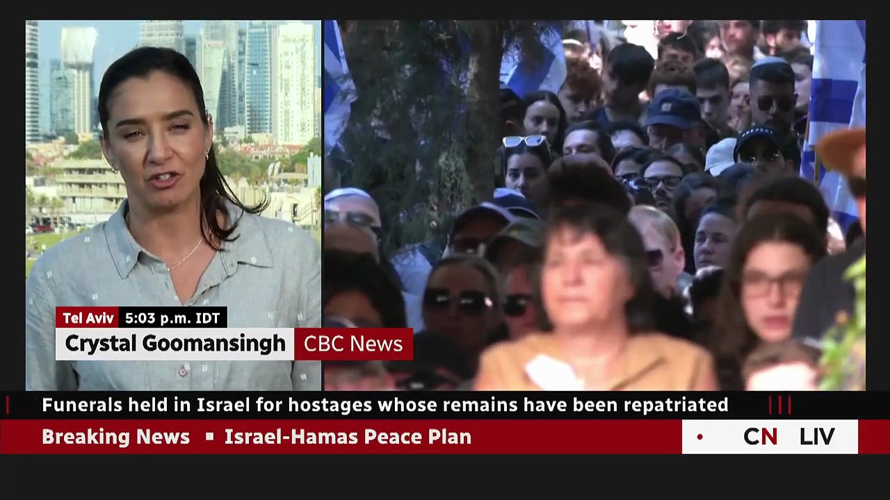 Funerals held in Israel for hostages whose remains were returned