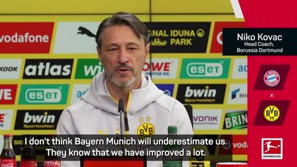 Kovac doubts Bayern will underestimate Dortmund in Der Klassiker