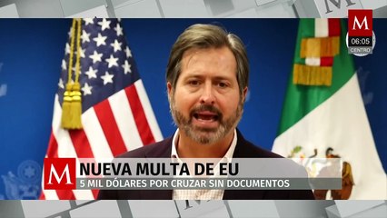 EU anuncia multa de 5 mil dólares a migrantes por ingreso ilegal