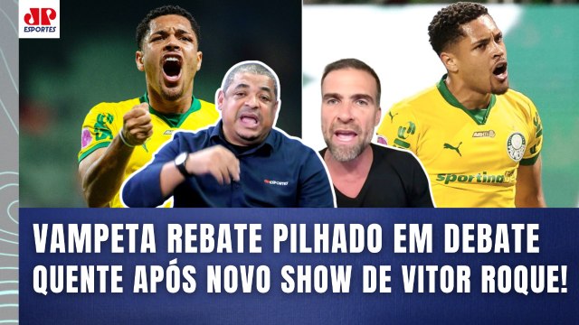 PEGOU FOGO! VOCÊ TÁ ACHANDO O QUÊ??? O VÍTOR ROQUE... Vampeta REBATE Pilhado após 5x1 do Palmeiras