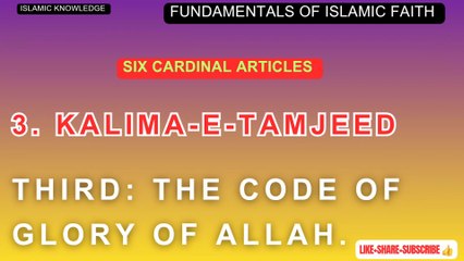 Fundamentals of Islamic Faith