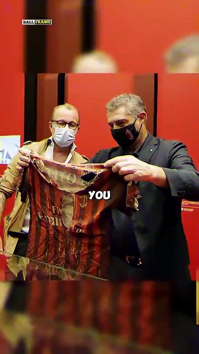 The Most Emotional Jersey in Football History ❤️ _ AC Milan(#football )