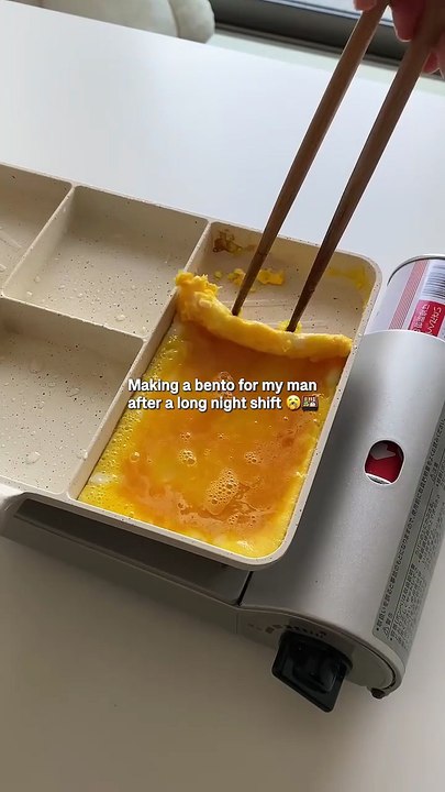 after a long night shift, I still made him lunch. tired, but worth it #lunchbox #bento #cooking