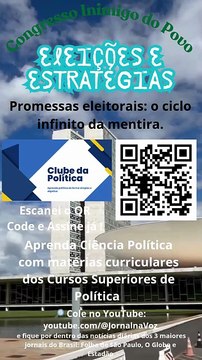 CLUBE DA POLÍTICA ELEIÇÕES E ESTRATÉGIAS DE 16 10 2025