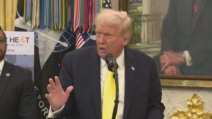 Trump Loses Temper, Snaps Folder Over Democrats Targeting His Son