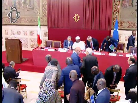 Roma - Diritto di restare e di rientro: opportunità per Italia e Africa - Saluto di Fontana (16.10.25)