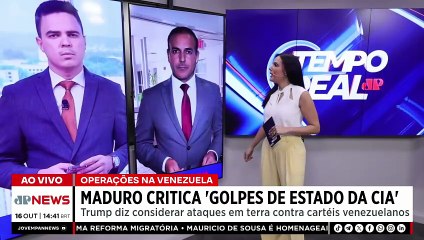 Trump considera ação militar em terra contra cartéis venezuelanos | TEMPO REAL