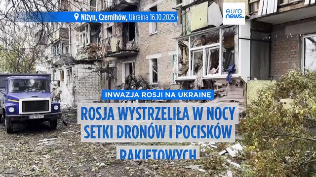 Dziesiątki rannych po wystrzeleniu przez Rosję setek dronów i pocisków rakietowych na Ukrainę