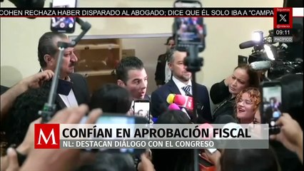Miguel Ángel Flores entrega informe de Samuel García a legisladores de Nuevo León