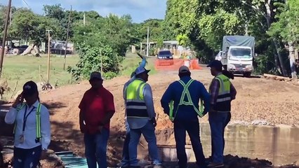 La lluvia causó afectaciones en Los Santos
