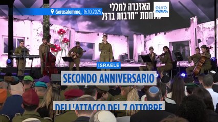 Israele organizza cerimonia commemorativa per l'anniversario dell'attacco di Hamas del 7 ottobre