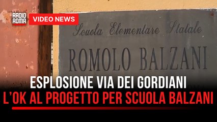 Esplosione Gordiani, approvato il progetto per la ricostruzione della scuola Romolo Balzani