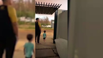 Ventos atingem 110,5 km/h em Cascavel nesta quinta-feira