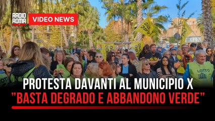 Protesta per il verde di Ostia tra la piazza e l'aula consiliare: "Basta degrado e abbandono"