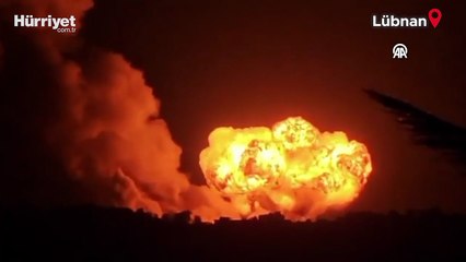 İsrail, Lübnan'ın güneyinde 9 hava saldırısı düzenledi