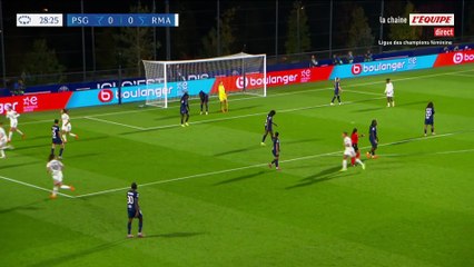 Le PSG plongé dans le doute après l’ouverture du score du Real Madrid - Foot - Ligue des champions (F)