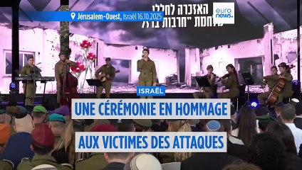 Israël : cérémonie en hommage aux victimes des attaques du 7 octobre
