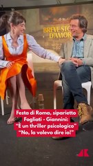 Siparietto esilarante tra Pilar Fogliati e Adriano Giannini alla Festa del Cinema di Roma