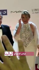 ايناس الدغيدي تعيد الاحتفال بزفافها بفستان أبيض من افتتاح مهرجان الجونة