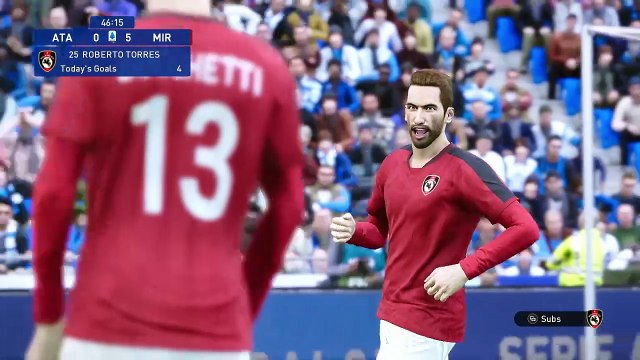 Unforgettable Serie A Match – AC Milan vs Atalanta (PES 2021)