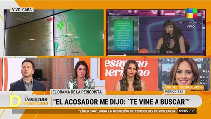 El relato de la periodista Soledad Larghi sobre una situación de acoso que sufrió