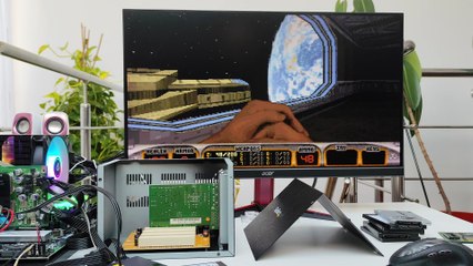 Windows 95 running on bare metal Ryzen 9 9900X ! DOS games are running fine!