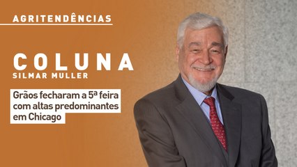 Grãos fecharam a 5ª feira com altas predominantes em Chicago
