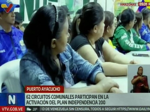 Activadas las ODDI del estado Amazonas para garantizar la defensa de la patria