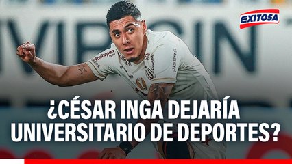 ¿César Inga dejaría la 'U'? "Hay conversaciones", señala representante del futbolista