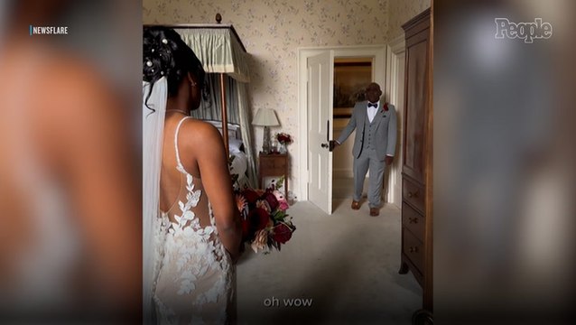 Bridal Makeup Artist Goes Viral After Capturing Emotional Wedding Moments, Including Portrait Surprise and Stepdad Reveal