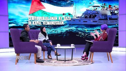 Perjuangan Wanda Hamidah Kapalnya Bocor hingga Tidur di Pelabuhan saat Perjalanan ke Gaza | ROSI