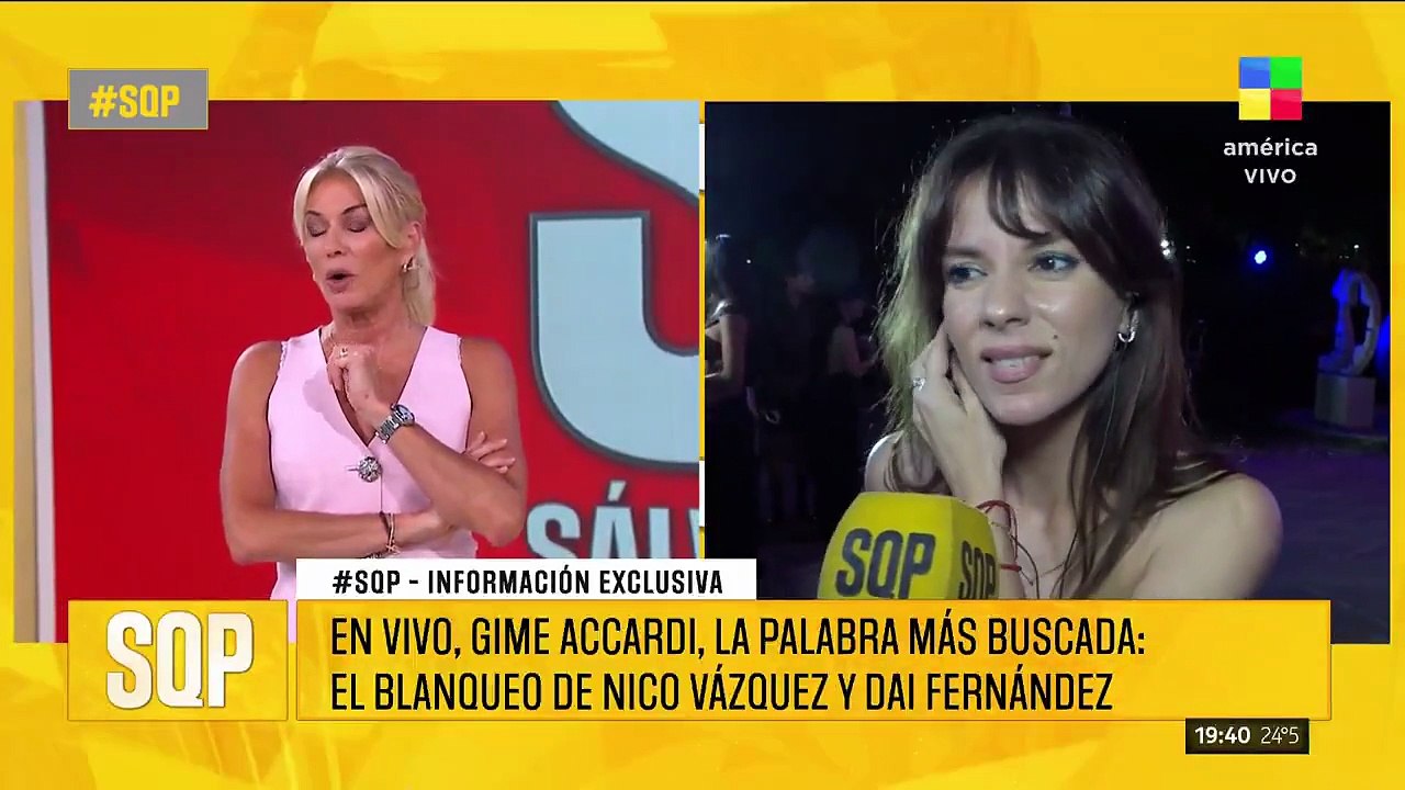 Gimena Accardi rompió el silencio tras la confirmación del romance de Nico Vázquez con Dai Fernández