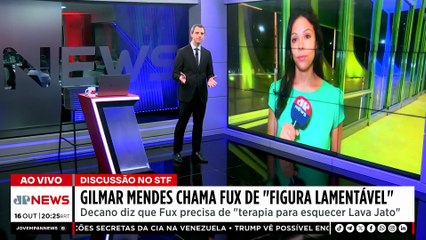 Gilmar Mendes chama Luiz Fux de “figura lamentável”