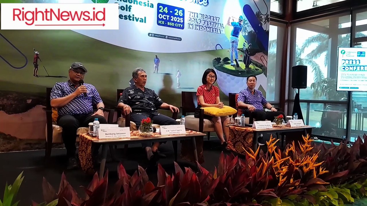 Preskon Golf Indonesia Festival 2025