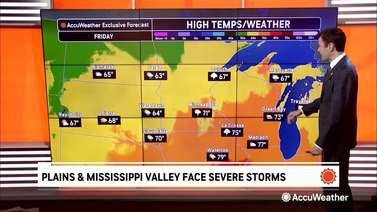 Dangerous storms expected throughout the central US for days to come