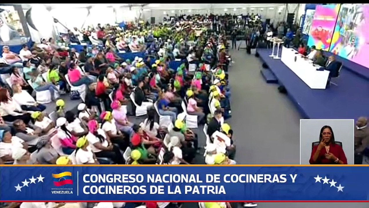 Presidente Nicolás Maduro lideró el Congreso Nacional de Cocineras y Cocineros de la Patria