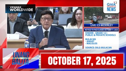 Unang Balita sa Unang Hirit: (Part 1) OCTOBER 17, 2025 [HD]