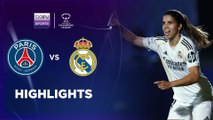 Paris Saint-Germain 1-2 Real Madrid | UEFA Women’s Champions League 25/26 Match Highlights