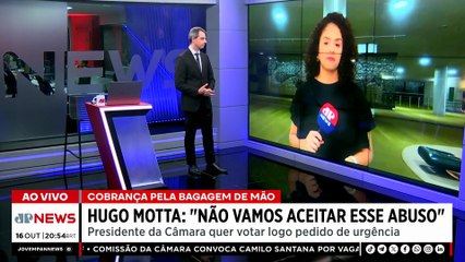 Motta classifica cobrança por mala de bordo como ‘abuso’ e pauta PL em regime de urgência