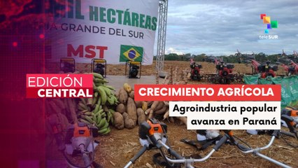 MST inaugura agroindustria de frijol libre de agrotóxicos