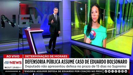 Moraes determina que Defensoria assuma caso de Eduardo Bolsonaro no Supremo