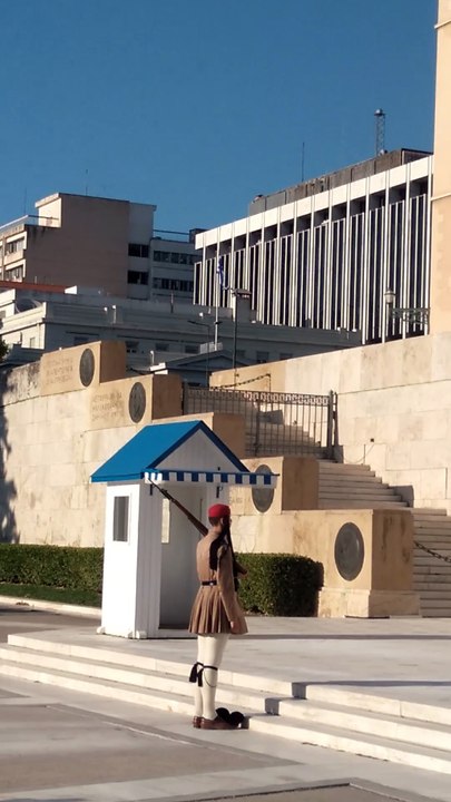 Syntagma Square Changing of The Guard, Athens, Greece