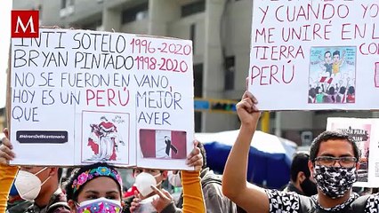 Jóvenes peruanos encabezan una rebelión nacional contra el gobierno